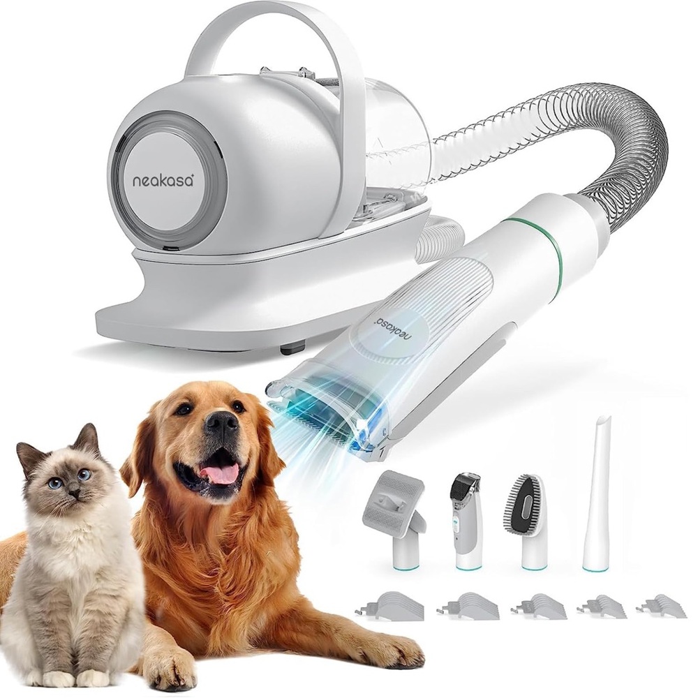 NEW Neabot P1 Pro Pet Grooming Kit & Vacuum Suction
Professional Clipper Sealed